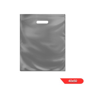 BOLSA RIÑON LISA x 50u 40x50 GRIS